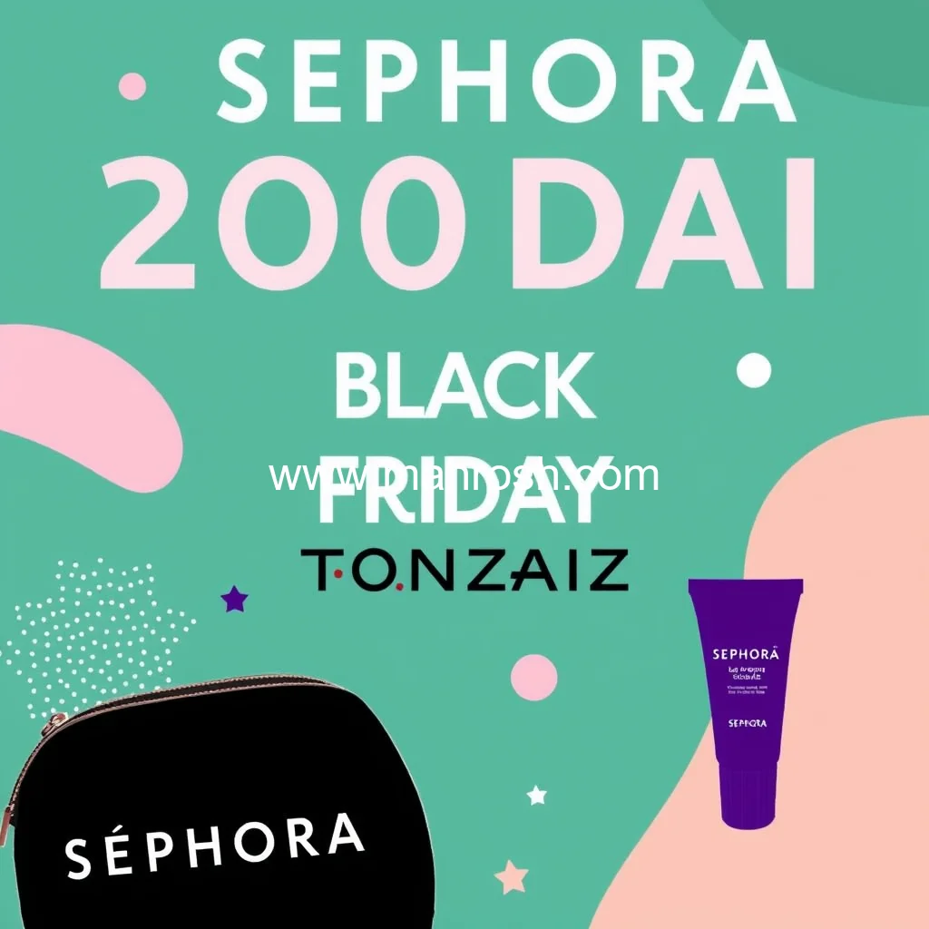You are currently viewing Sephora’s 2024 black friday bonanza: unlock £120 free beauty bag bonanza!