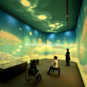 Artistic representation for Palace Museum opens sensory gallery to enhance accessibility for disabled people