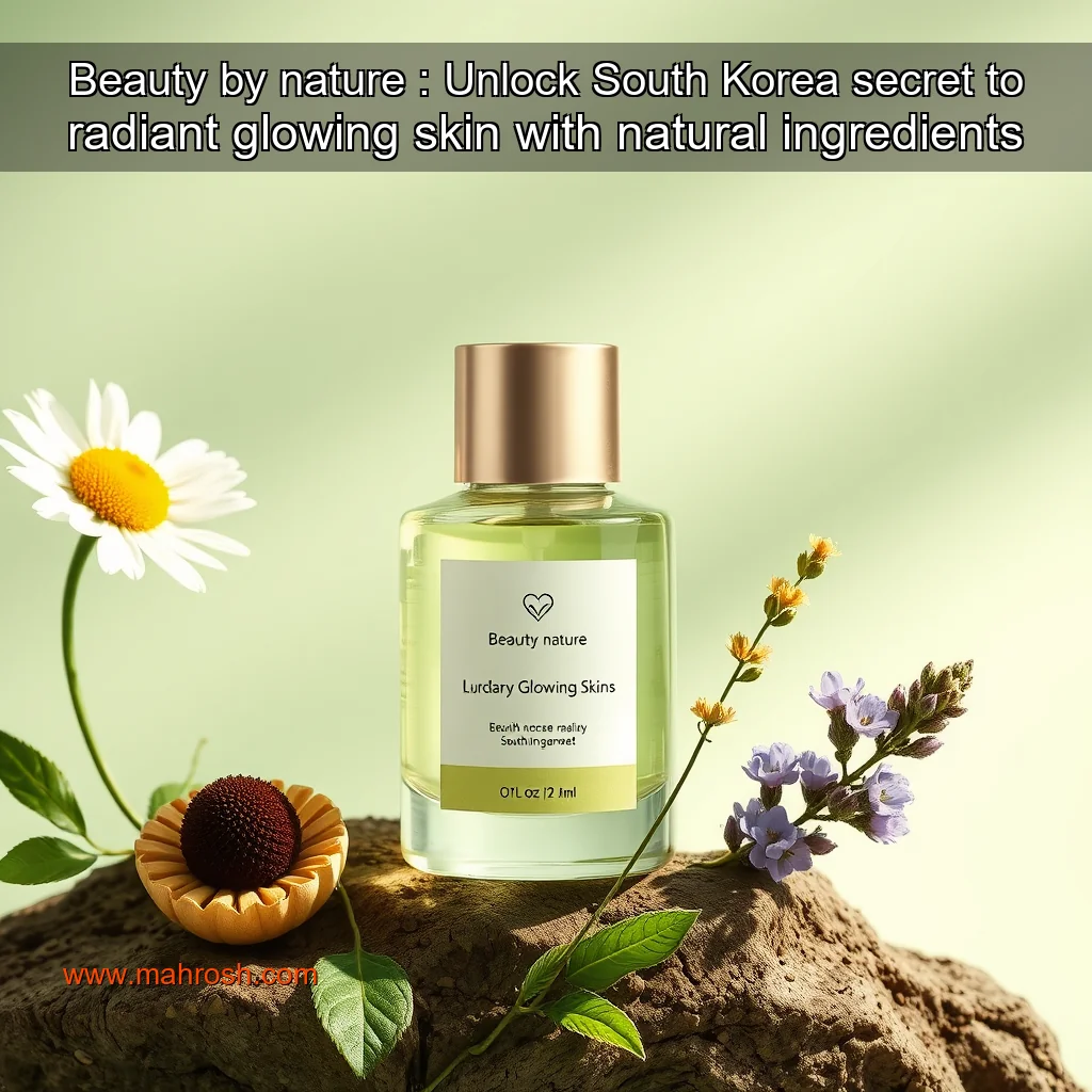 Read more about the article Beauty by nature : Unlock South Korea secret to radiant  glowing skin with natural ingredients