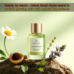 Artistic representation for Beauty by nature : Unlock South Korea secret to radiant glowing skin with natural ingredients