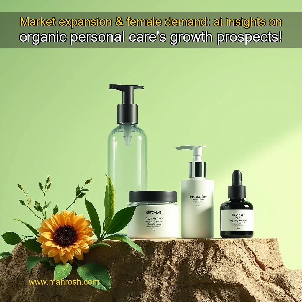 Read more about the article Market expansion & female demand: ai insights on organic personal care’s growth prospects!