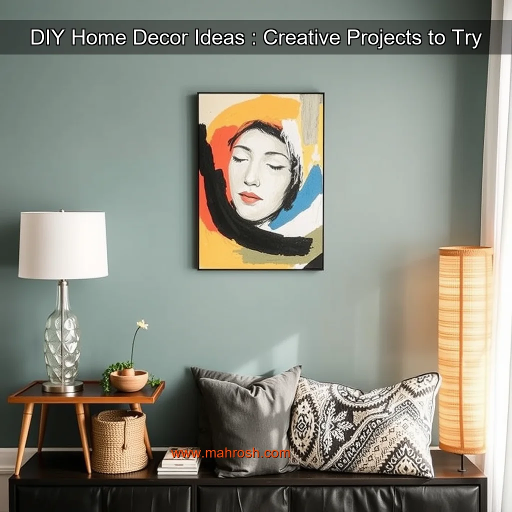 Read more about the article DIY Home Decor Ideas : Creative Projects to Try