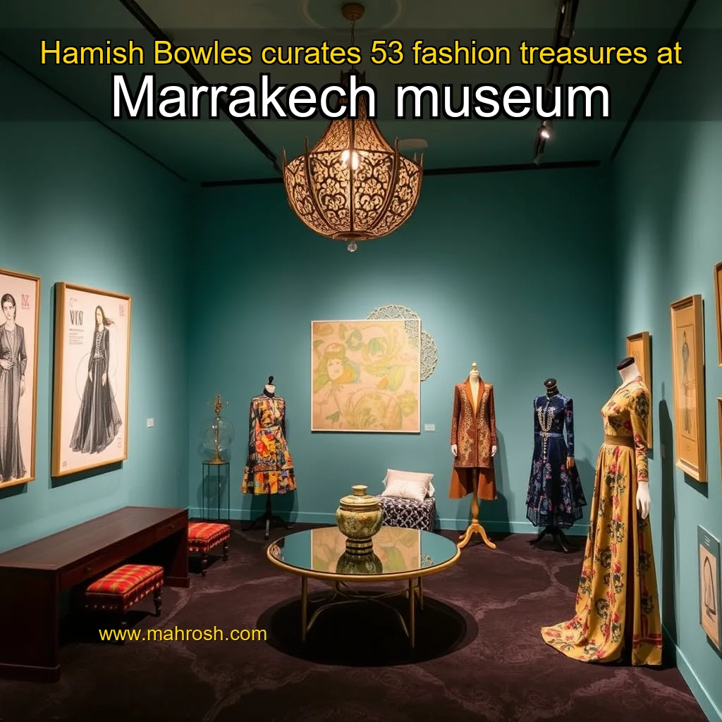 Read more about the article Hamish Bowles curates 53 fashion treasures at Marrakech museum