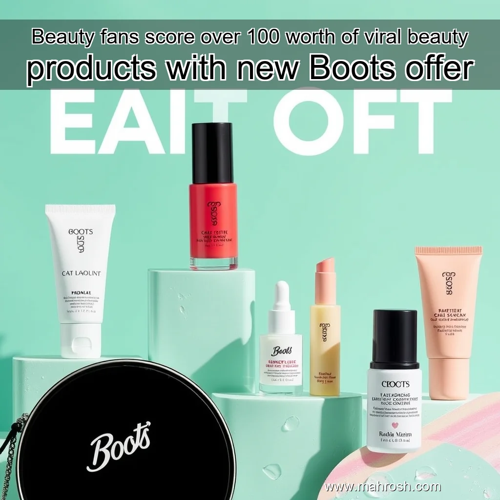 Read more about the article Beauty fans score over 100 worth of viral beauty products with new Boots offer