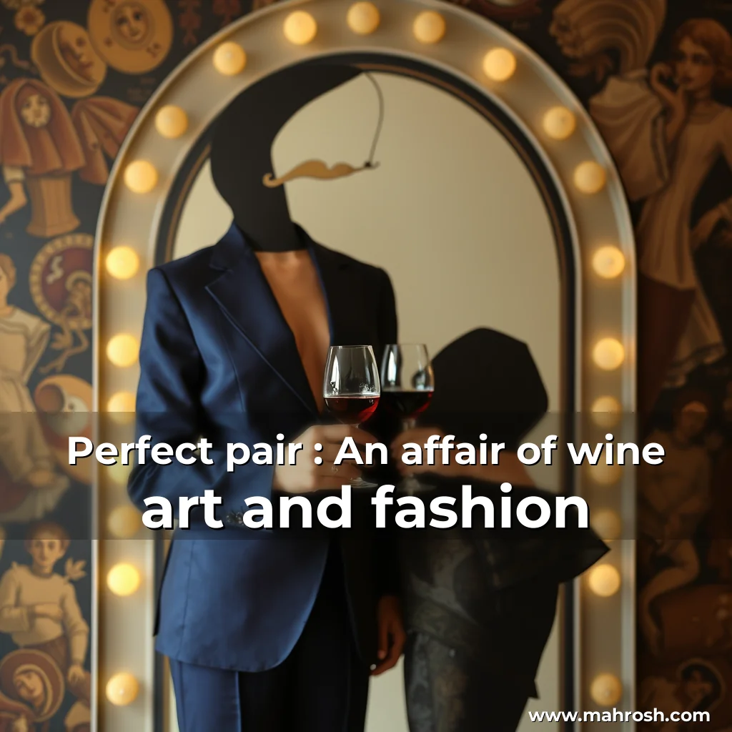 Read more about the article Perfect pair : An affair of wine  art and fashion