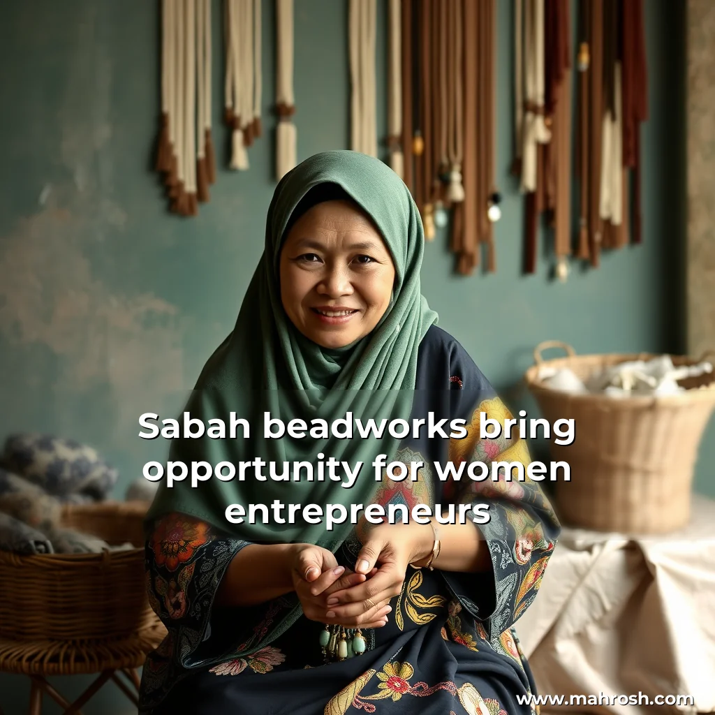 Read more about the article Sabah beadworks bring opportunity for women entrepreneurs
