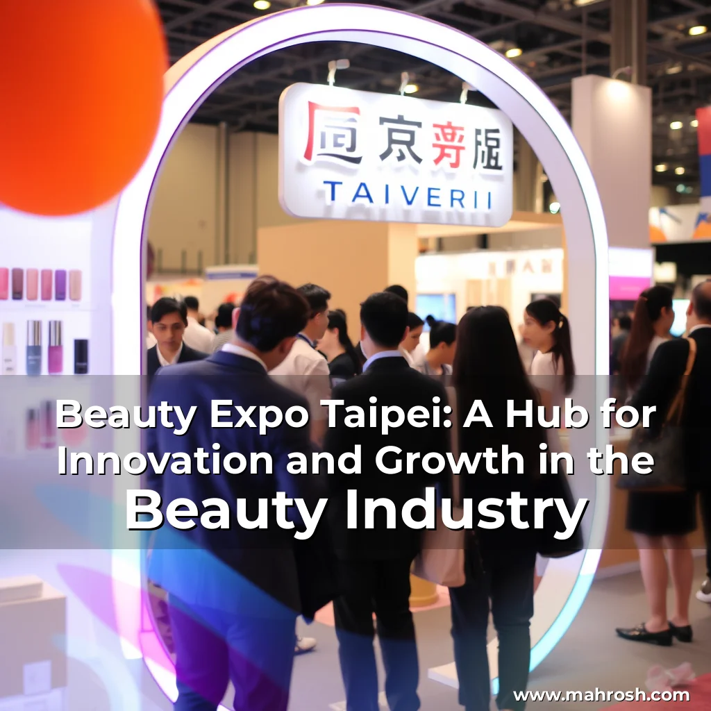 You are currently viewing Beauty Expo Taipei: A Hub for Innovation and Growth in the Beauty Industry