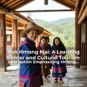 Artistic representation for Ban Hmong Mai: A Learning Center and Cultural Tourism Destination Emphasizing Hmong Heritage and Identity