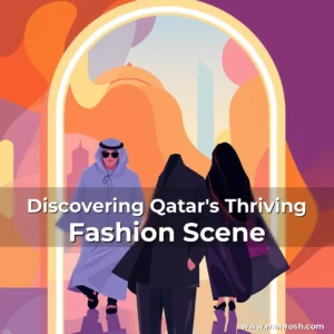 Artistic representation for Discovering Qatar's Thriving Fashion Scene