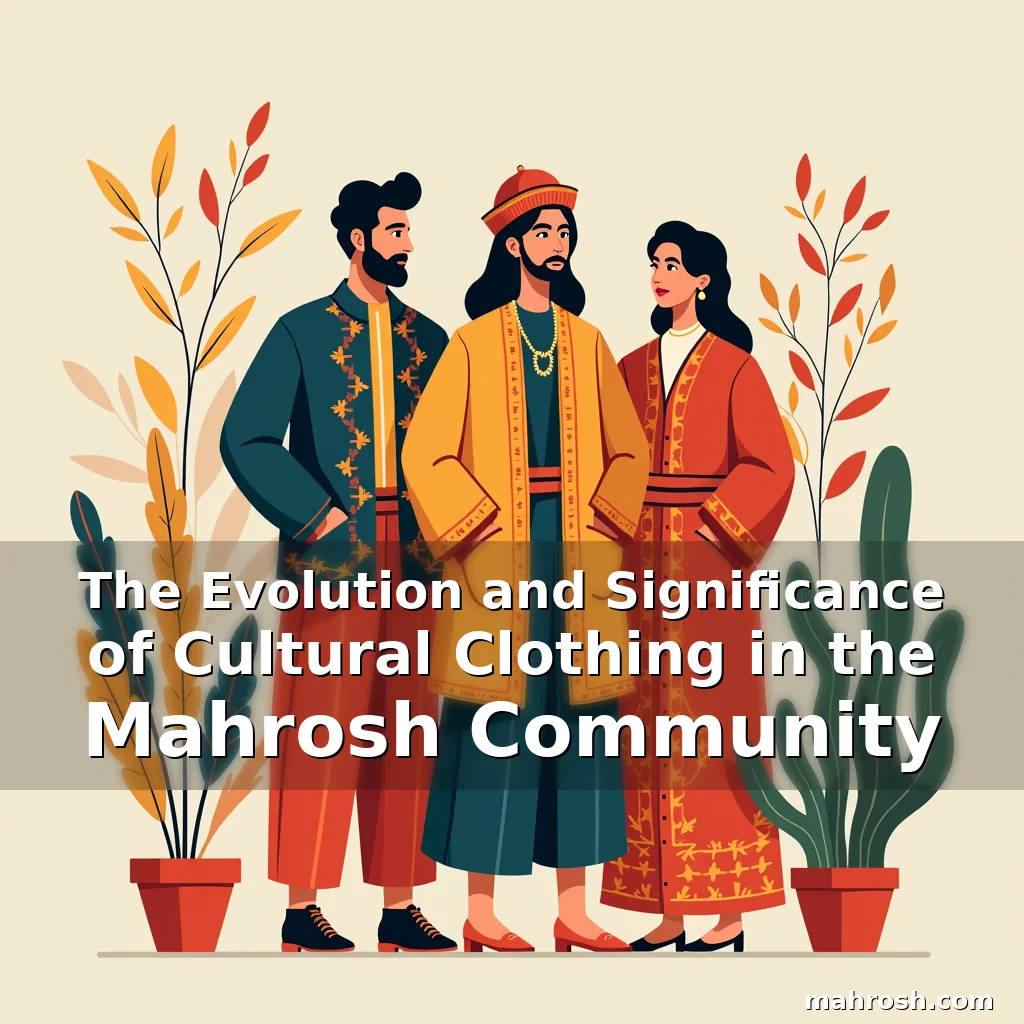 Read more about the article The Evolution and Significance of Cultural Clothing in the Mahrosh Community