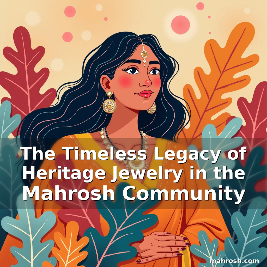 Read more about the article The Timeless Legacy of Heritage Jewelry in the Mahrosh Community