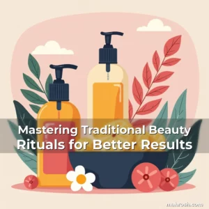 Artistic representation for Mastering Traditional Beauty Rituals for Better Results