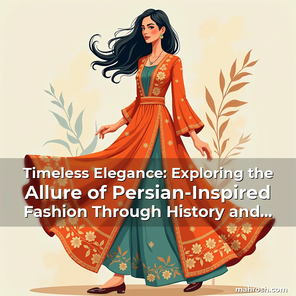 Read more about the article Timeless Elegance: Exploring the Allure of Persian-Inspired Fashion Through History and Modernity