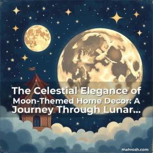 Artistic representation for The Celestial Elegance of Moon-Themed Home Decor: A Journey Through Lunar Inspiration