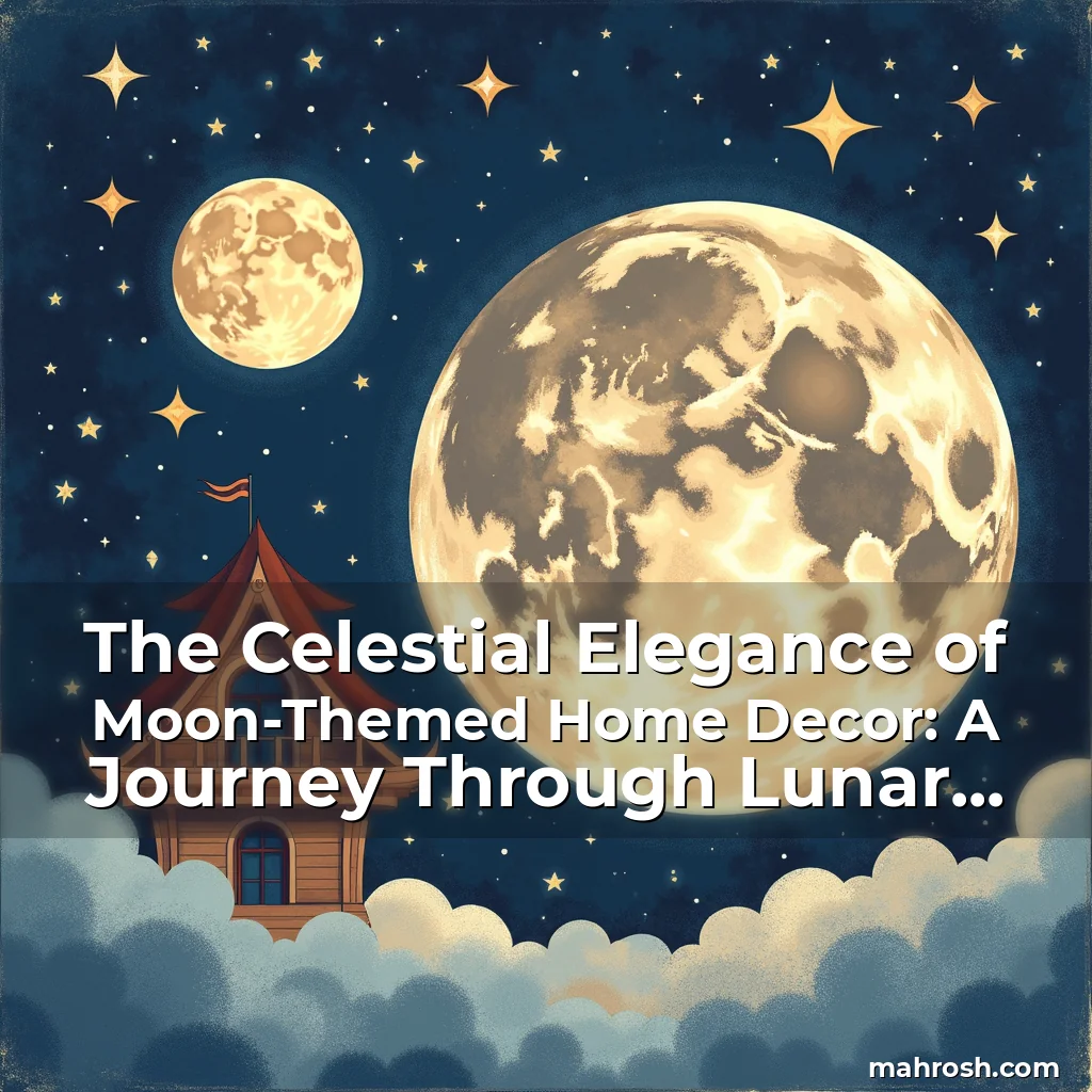Read more about the article The Celestial Elegance of Moon-Themed Home Decor: A Journey Through Lunar Inspiration