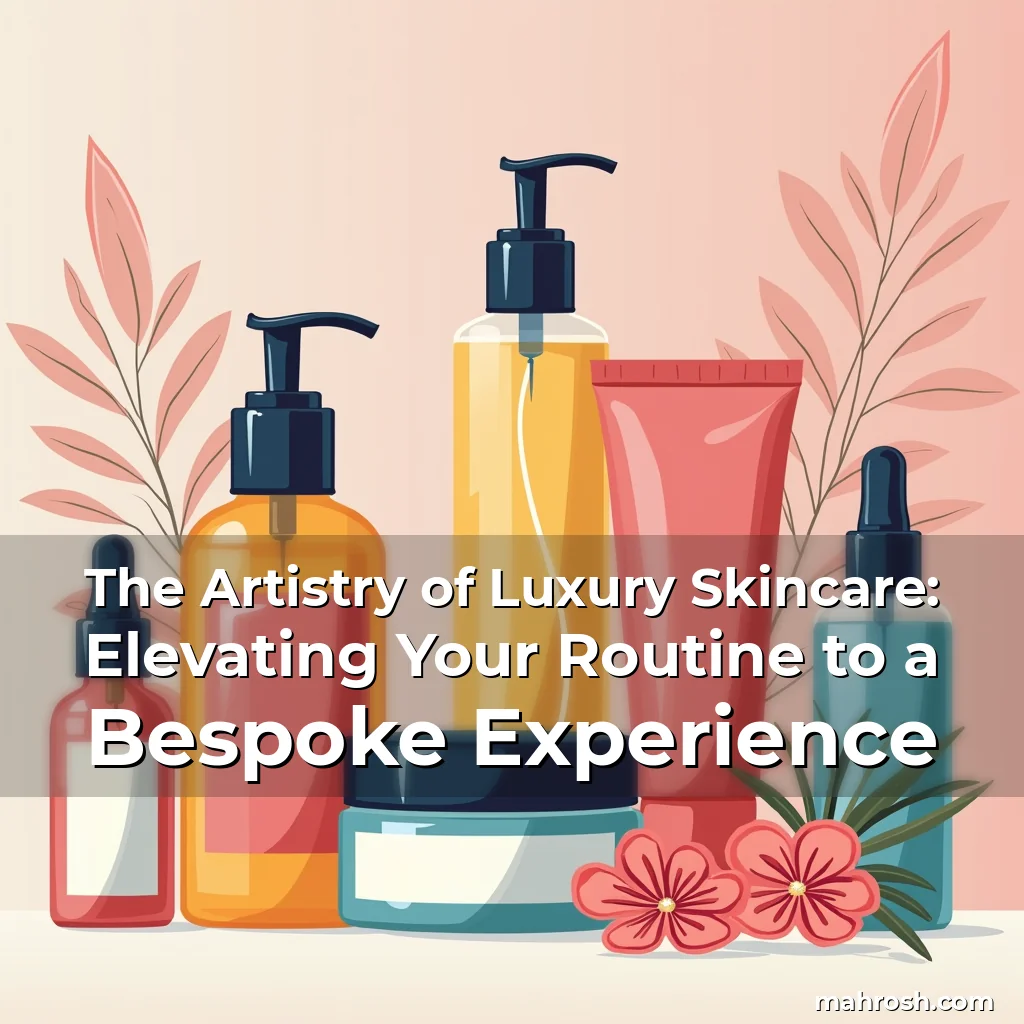 Read more about the article The Artistry of Luxury Skincare: Elevating Your Routine to a Bespoke Experience