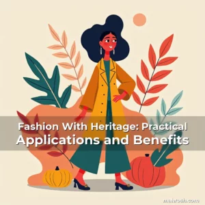 Artistic representation for Fashion With Heritage: Practical Applications and Benefits