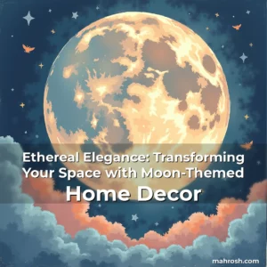 Artistic representation for Ethereal Elegance: Transforming Your Space with Moon-Themed Home Decor